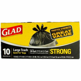 Foto 2 | Bolsas De Basura Clorox Quick Tie De 30 Galones, 10 Unidades - Venta Internacional.