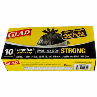 Foto 7 | Bolsas De Basura Clorox Quick Tie De 30 Galones, 10 Unidades - Venta Internacional.