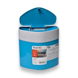 Foto 1 | Basurero Para Cocina Azul Prat-k 5lts