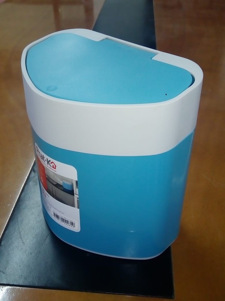 Foto 5 pulgar | Basurero Para Cocina Azul Prat-k 5lts
