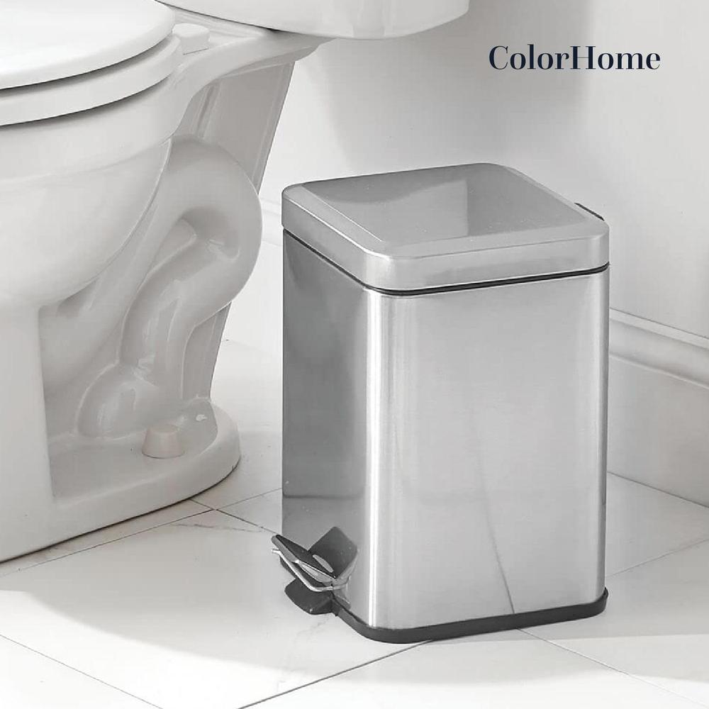 Foto 8 pulgar | Cesto de Basura Metalico 6l