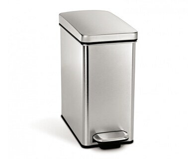 Foto 1 | Cubo De Basura Simplehuman De Acero Inoxidable Para Baño De 10 Litros - Venta Internacional.