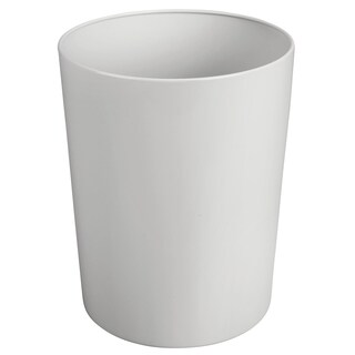 Foto 1 | Bote De Basura Mdesign Redondo De Metal 6 4 L Reciclado Gris Claro Inoxidable - Venta Internacional.