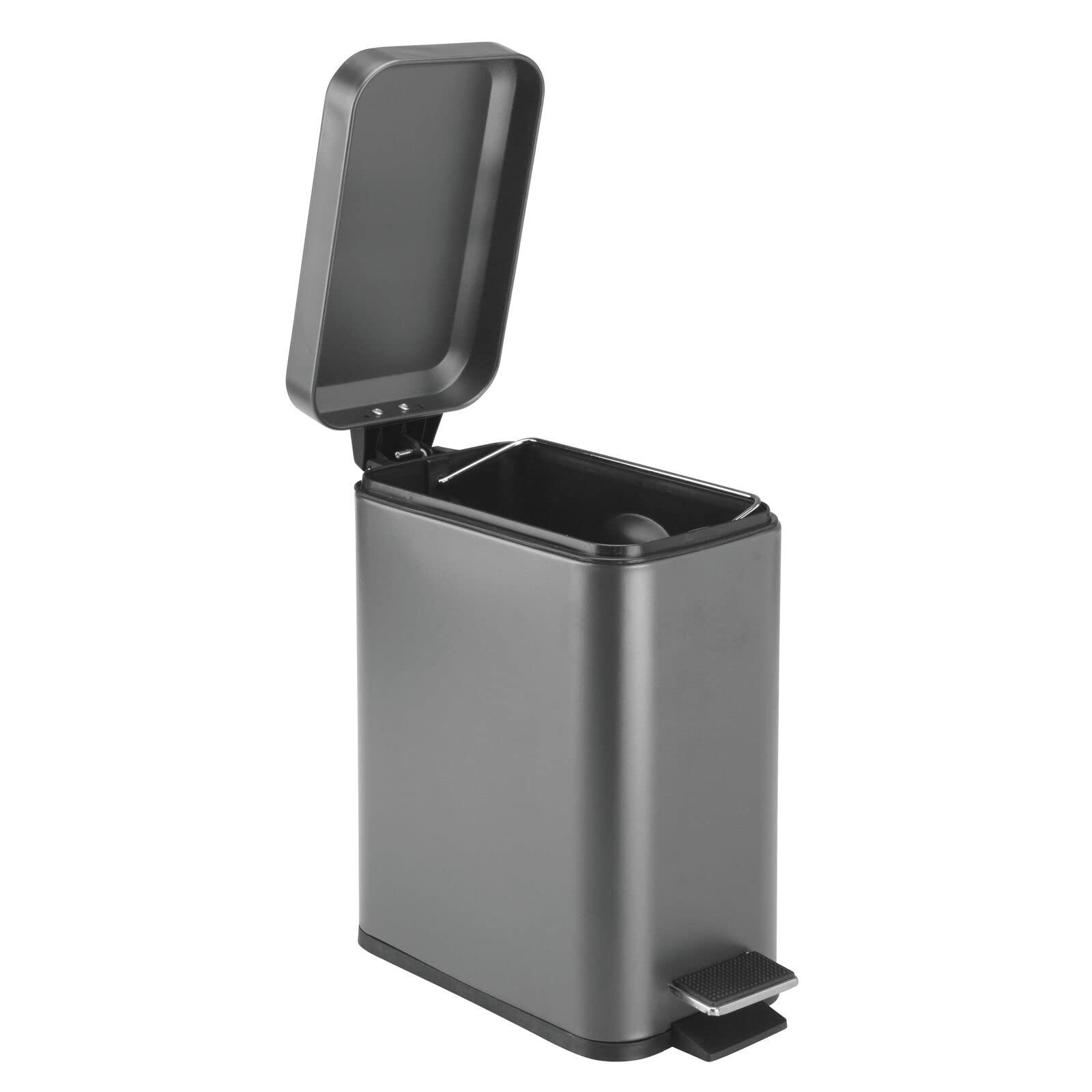 Foto 8 pulgar | Bote De Basura Mdesign Pequeño Y Moderno De Metal De 5 Litros Con Forro Extraíble - Venta Internacional.