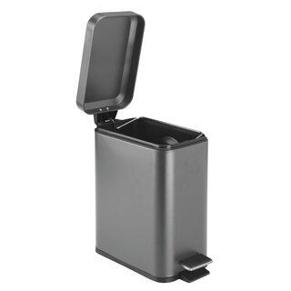 Foto 7 | Bote De Basura Mdesign Pequeño Y Moderno De Metal De 5 Litros Con Forro Extraíble - Venta Internacional.