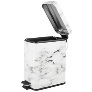 Foto 7 | Bote De Basura Mdesign Pequeño Y Moderno De Metal De 5 Litros Con Forro Extraíble - Venta Internacional.