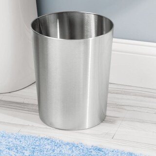 Foto 3 | Bote De Basura Con Diseño Redondo De Metal 6 4 L Acero Inoxidable Reciclado - Venta Internacional.