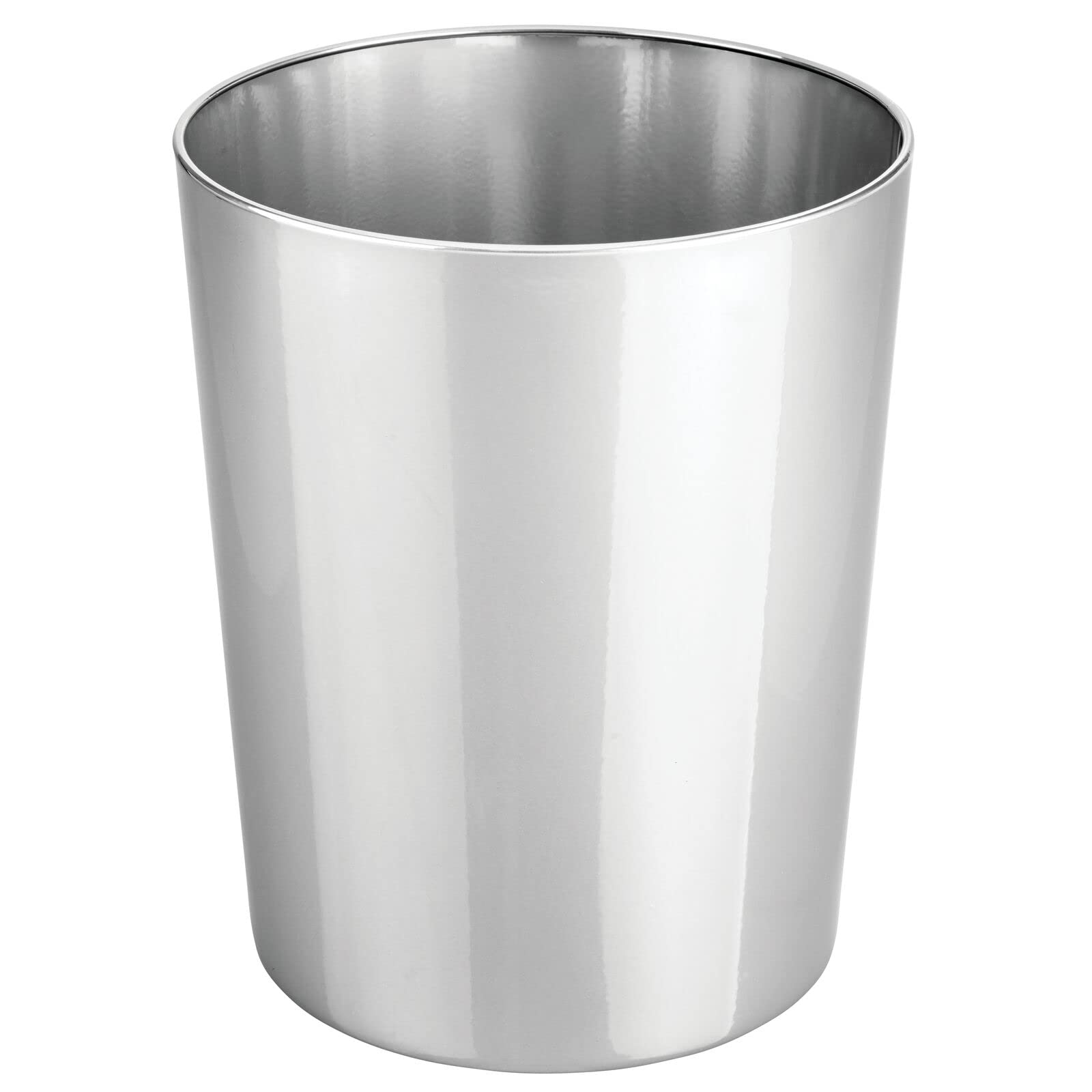 Bote De Basura De Reciclaje Mdesign  Acero Inoxidable  6 4 L  Espejo Cromado - Venta Internacional.