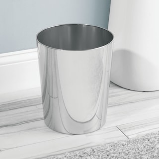 Foto 3 | Bote De Basura De Reciclaje Mdesign Acero Inoxidable 6 4 L Espejo Cromado - Venta Internacional.