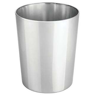 Foto 6 | Bote De Basura De Reciclaje Mdesign Acero Inoxidable 6 4 L Espejo Cromado - Venta Internacional.