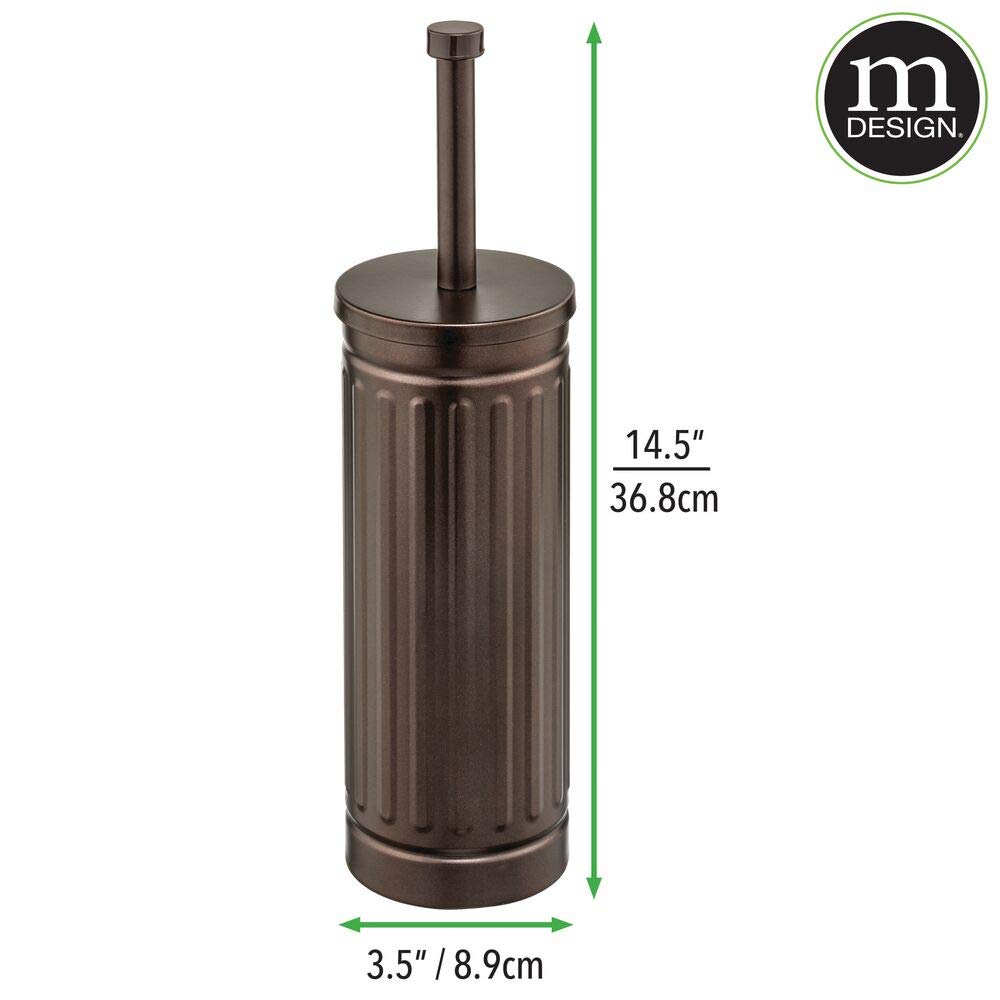 Foto 8 pulgar | Juego De Escobillas Para Inodoro Mdesign Metal Compact Con Papelera - Venta Internacional.