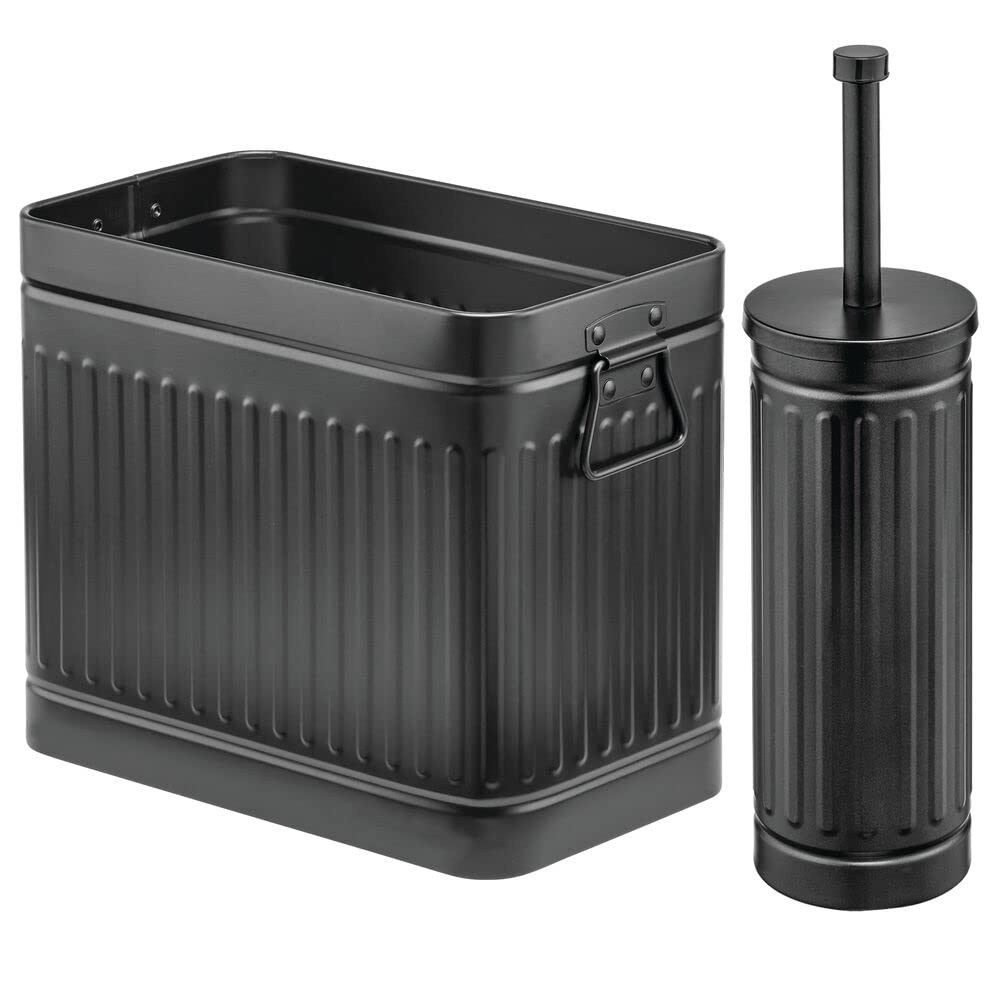 Foto 1 | Juego De Escobillas Para Inodoro Mdesign Metal Compact Black  2 Piezas - Venta Internacional.