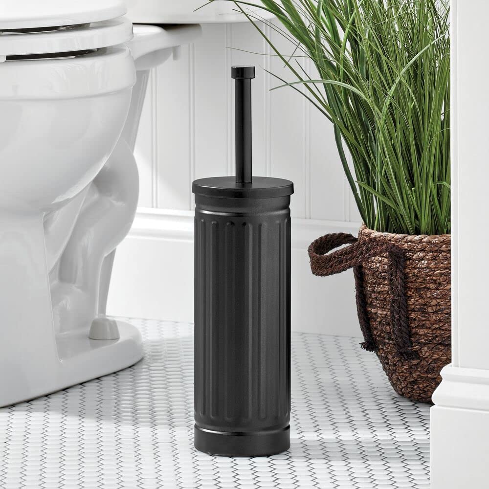 Foto 4 | Juego De Escobillas Para Inodoro Mdesign Metal Compact Black  2 Piezas - Venta Internacional.