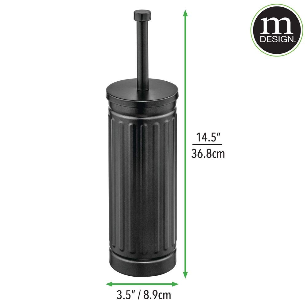 Foto 8 pulgar | Juego De Escobillas Para Inodoro Mdesign Metal Compact Black  2 Piezas - Venta Internacional.