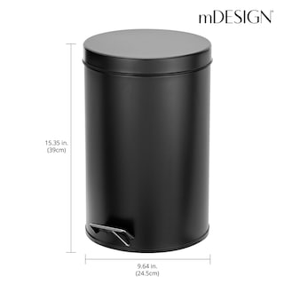 Foto 3 | Basurero Mdesign Escalón Metálico De 12 Litros Con Forro Extraíble - Venta Internacional.