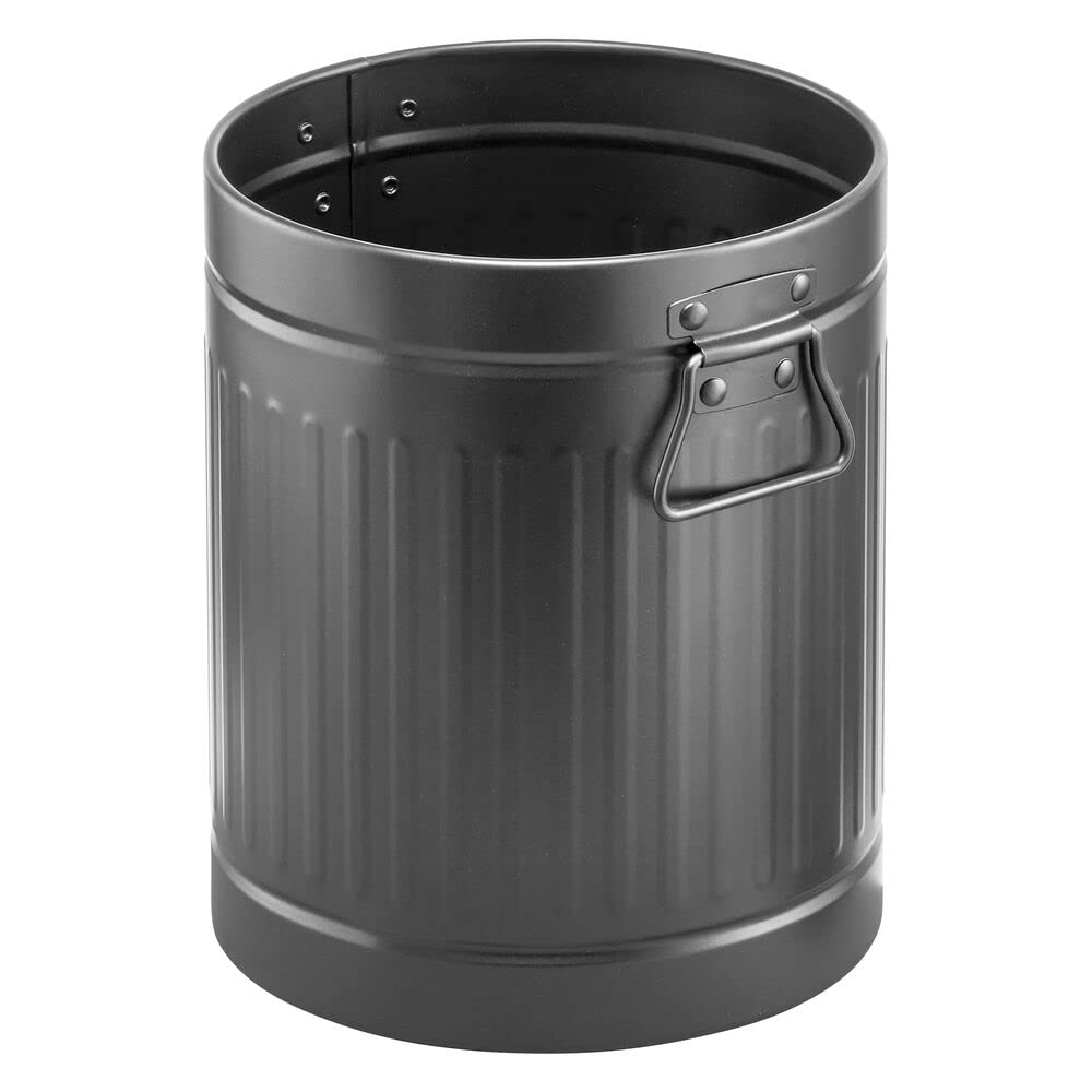 Foto 2 pulgar | Bote De Basura Mdesign De Acero Metálico De 7 Litros Y 2 Galones Para Baño  Color Negro - Venta Internacional.