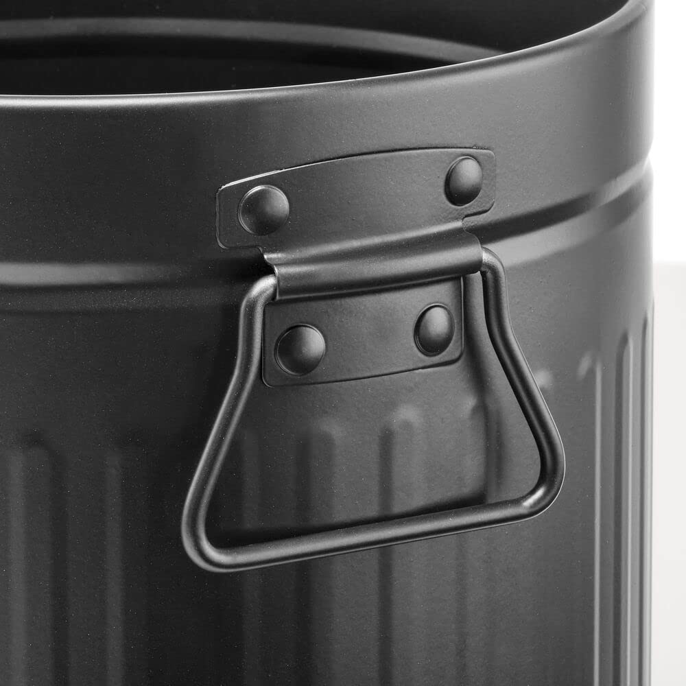 Foto 4 pulgar | Bote De Basura Mdesign De Acero Metálico De 7 Litros Y 2 Galones Para Baño  Color Negro - Venta Internacional.