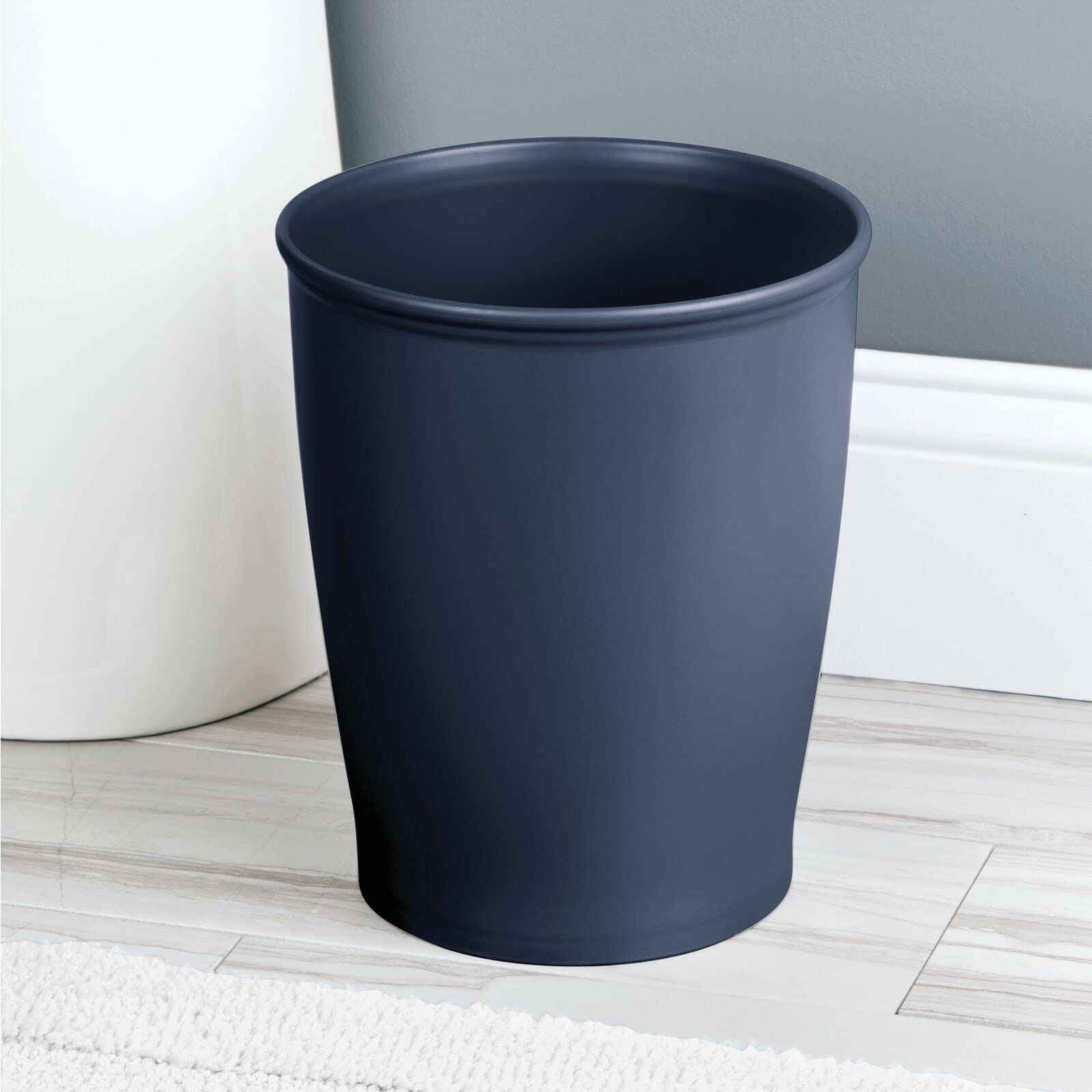 Foto 3 pulgar | Bote De Basura Mdesign Hyde Collection  6 Litros  Plástico  Azul Marino - Venta Internacional.