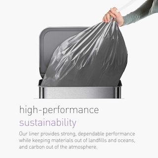 Foto 4 | Bolsas De Basura Simplehuman Code H 30-35 L/8-9 Galones 80 Unidades - Venta Internacional.