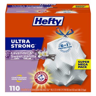 Foto 1 | Bolsas De Basura Hefty Ultra Strong 13 Galones 110 Bolsas - Venta Internacional.