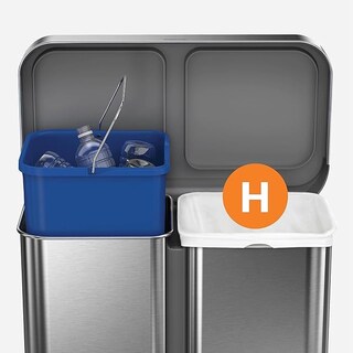 Foto 4 | Bolsas De Basura Simplehuman Code H 240 Unidades 30-35 L/8-9 Galones - Venta Internacional.