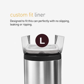 Foto 4 | Bolsas De Basura Simplehuman Code L Custom Fit 18 L 20 Unidades - Venta Internacional.