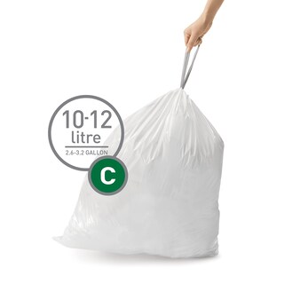 Foto 2 | Bolsas De Basura Simplehuman Code C 10-12l 60 Unidades Blancas - Venta Internacional.