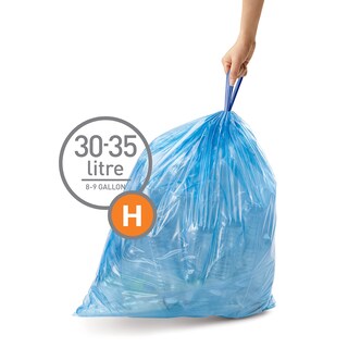 Foto 2 | Bolsas De Basura Simplehuman Code H 30-35 L/8-9.2 Galones 60 Unidades - Venta Internacional.