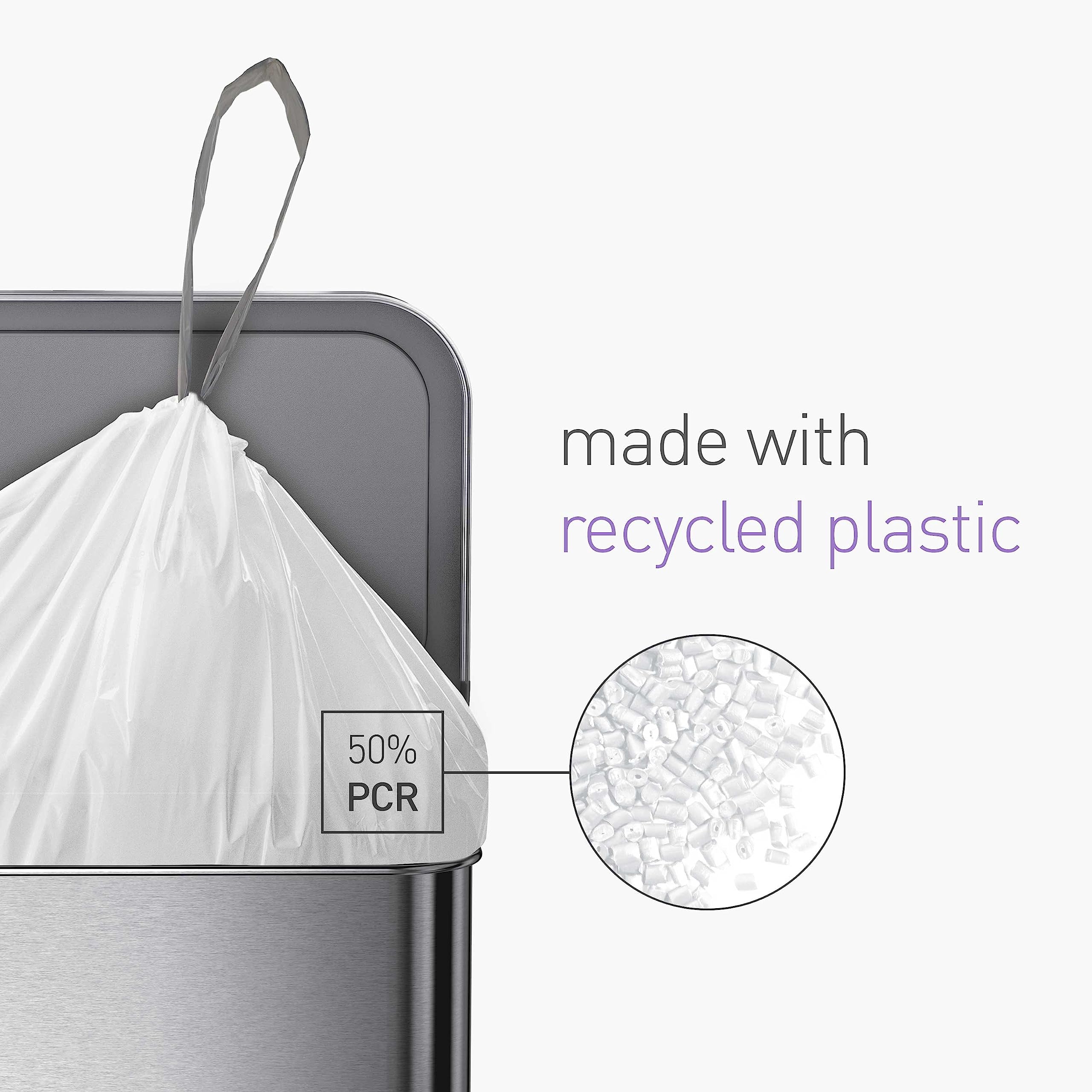 Foto 4 pulgar | Bolsas De Basura Simplehuman Recicladas Al 50% Después Del Consumo  13 Galones - Venta Internacional.