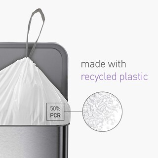 Foto 3 | Bolsas De Basura Simplehuman Recicladas Al 50% Después Del Consumo 13 Galones - Venta Internacional.