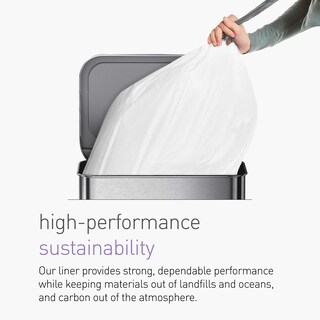 Foto 4 | Bolsas De Basura Simplehuman Recicladas Al 50% Después Del Consumo 13 Galones - Venta Internacional.