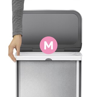 Foto 4 | Bolsas De Basura Simplehuman Code M De 45 Litros 11 9 Galones 60 Unidades - Venta Internacional.