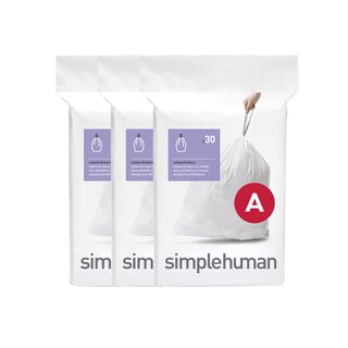 Foto 1 | Bolsas De Basura Simplehuman Code A 90 Unidades 4 5 L/1 2 Galones - Venta Internacional.