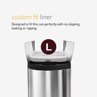 Foto 4 | Bolsas De Basura Simplehuman Code L 18 L/4.7 Galones 100 Unidades - Venta Internacional.