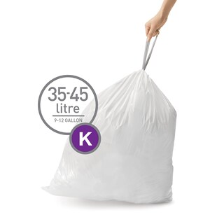 Foto 2 | Bolsas De Basura Simplehuman Code K 35-45 L/9-12 Galones 60 Unidades - Venta Internacional.