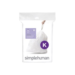 Foto 1 | Bolsas De Basura Simplehuman Code K Custom Fit 35-45 L 20 Unidades - Venta Internacional.