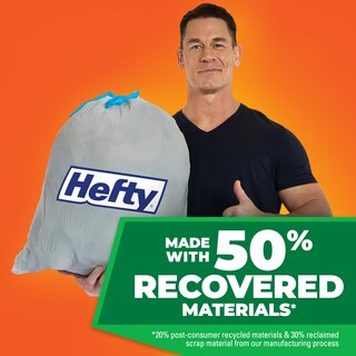 Foto 2 | Bolsas De Basura Hefty Ultra Strong De 13 Galones Y 40 Unidades Color Gris - Venta Internacional.