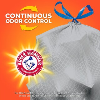 Foto 5 | Bolsas De Basura Hefty Ultra Strong De 13 Galones Y 40 Unidades Color Gris - Venta Internacional.