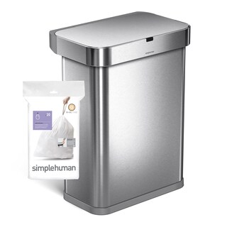 Foto 5 | Bolsas De Basura Simplehuman Code Q De 50 A 65 Litros 13 A 17 Galones 100 Unidades - Venta Internacional.