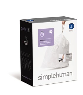 Foto 1 | Forro Para Cubos De Basura Simplehuman Custom Fit J 30-40 L/10-10 5 Galones - Venta Internacional.