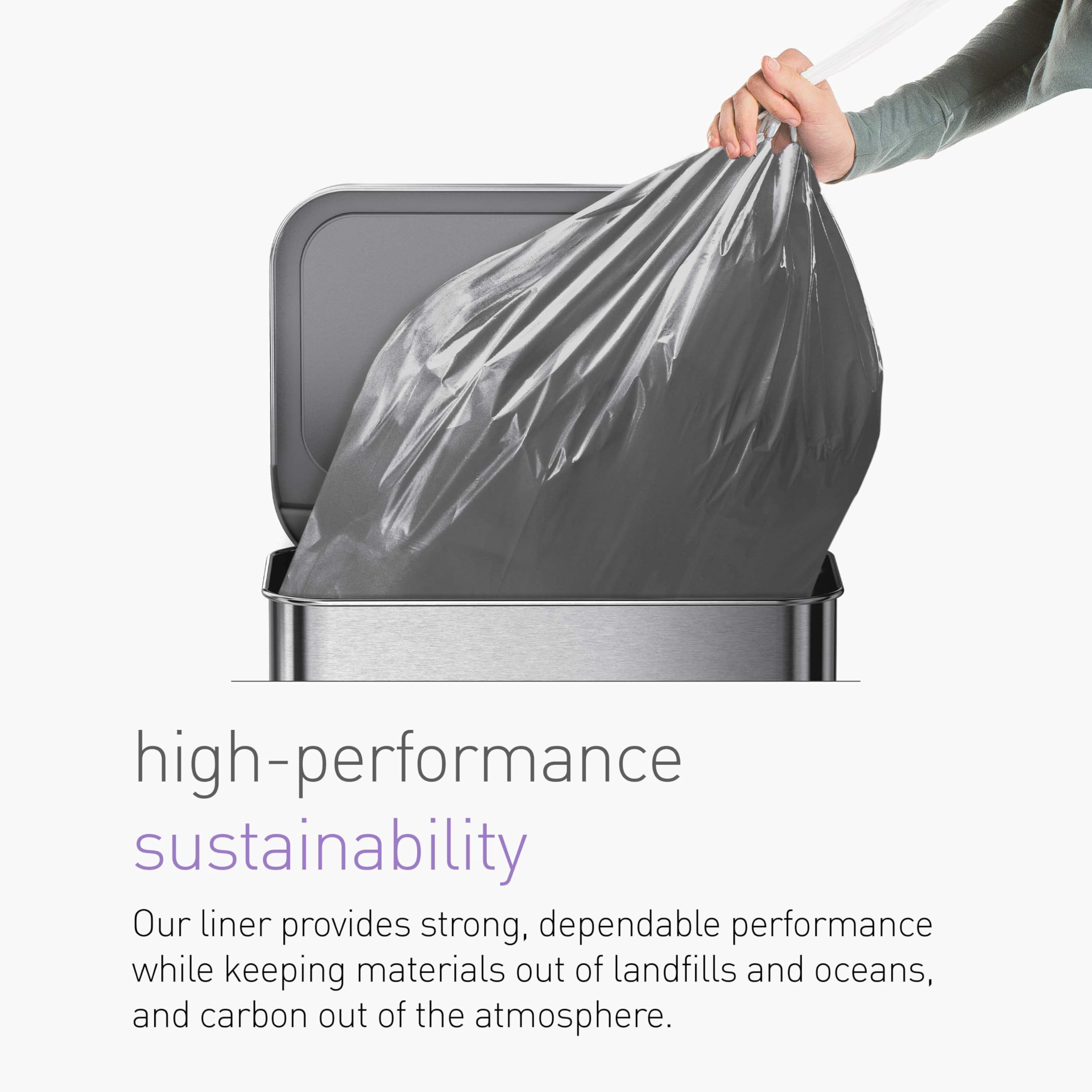 Foto 5 pulgar | Bolsas De Basura Simplehuman Code M  45 Litros  12 Galones  80 Unidades - Venta Internacional.
