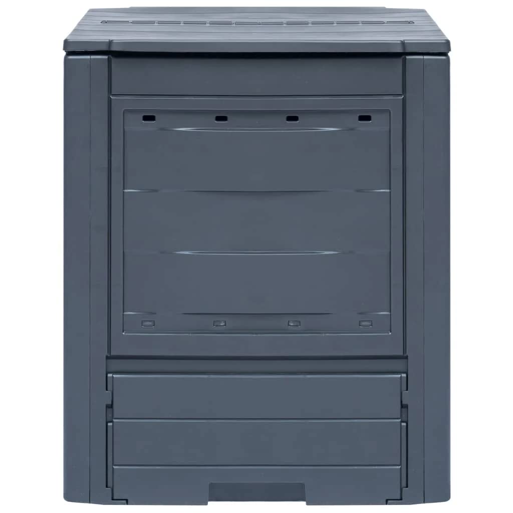 Foto 1 | Contenedor De Abono Para Jardín Vidaxl 780l  Color Gris - Venta Internacional.