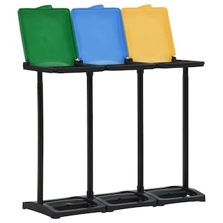 Foto 2 | Soporte Para Bolsas De Basura Vidaxl Multicolor Ligero Y Portátil - Venta Internacional.