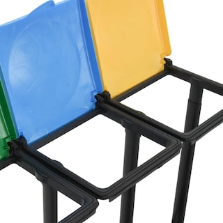 Foto 7 | Soporte Para Bolsas De Basura Vidaxl Multicolor Ligero Y Portátil - Venta Internacional.