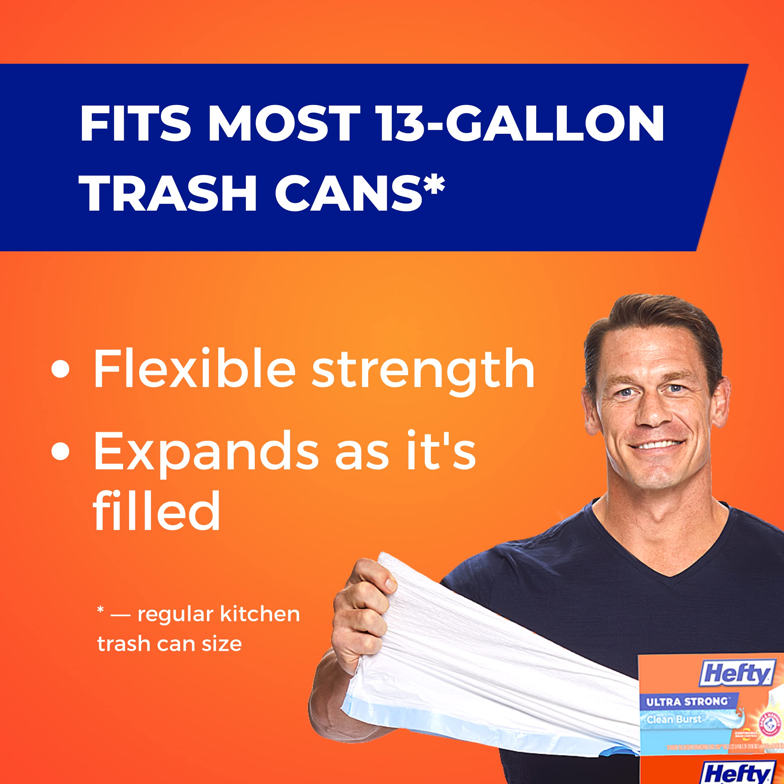 Foto 7 pulgar | Bolsas De Basura Hefty Ultra Strong  13 Galones  80 Unidades  Blancas - Venta Internacional.