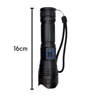 Foto 2 | Lámpara Táctica Eo Safe Imports ESI-3972 color Negro Ultra Potente LED 10000 Lúmenes