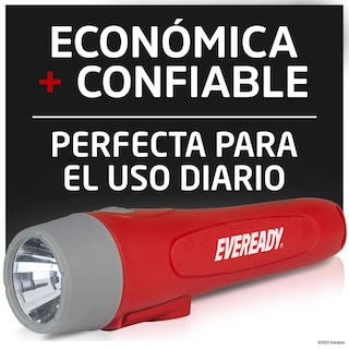 Foto 3 | Linterna de Mano Eveready One Led color Rojo Larga Distancia