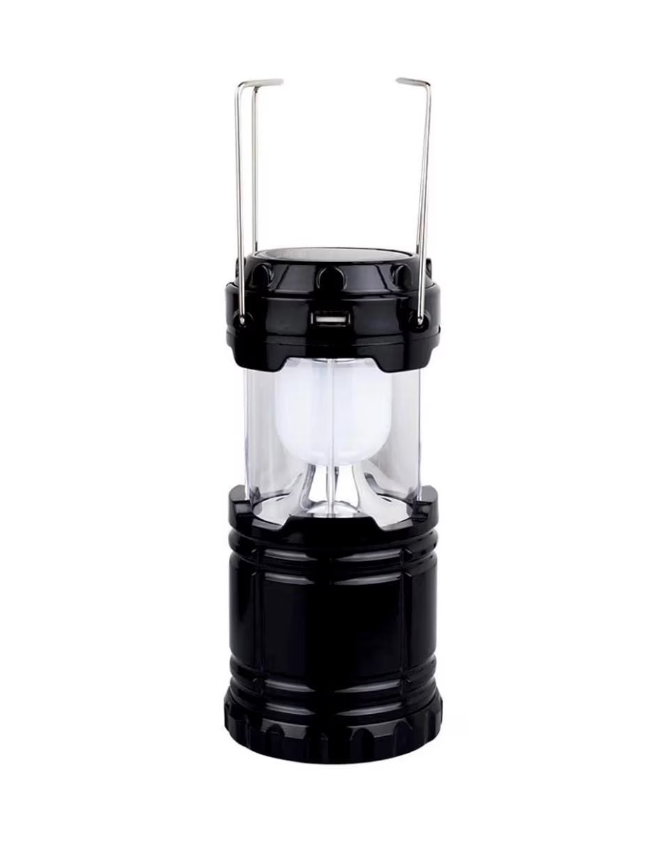 Foto 1 | Lámpara para Camping Dosyu Solar Recargable color Negro