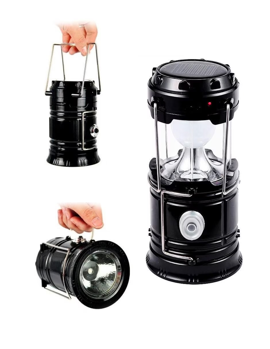 Foto 3 pulgar | Lámpara para Camping Dosyu Solar Recargable color Negro