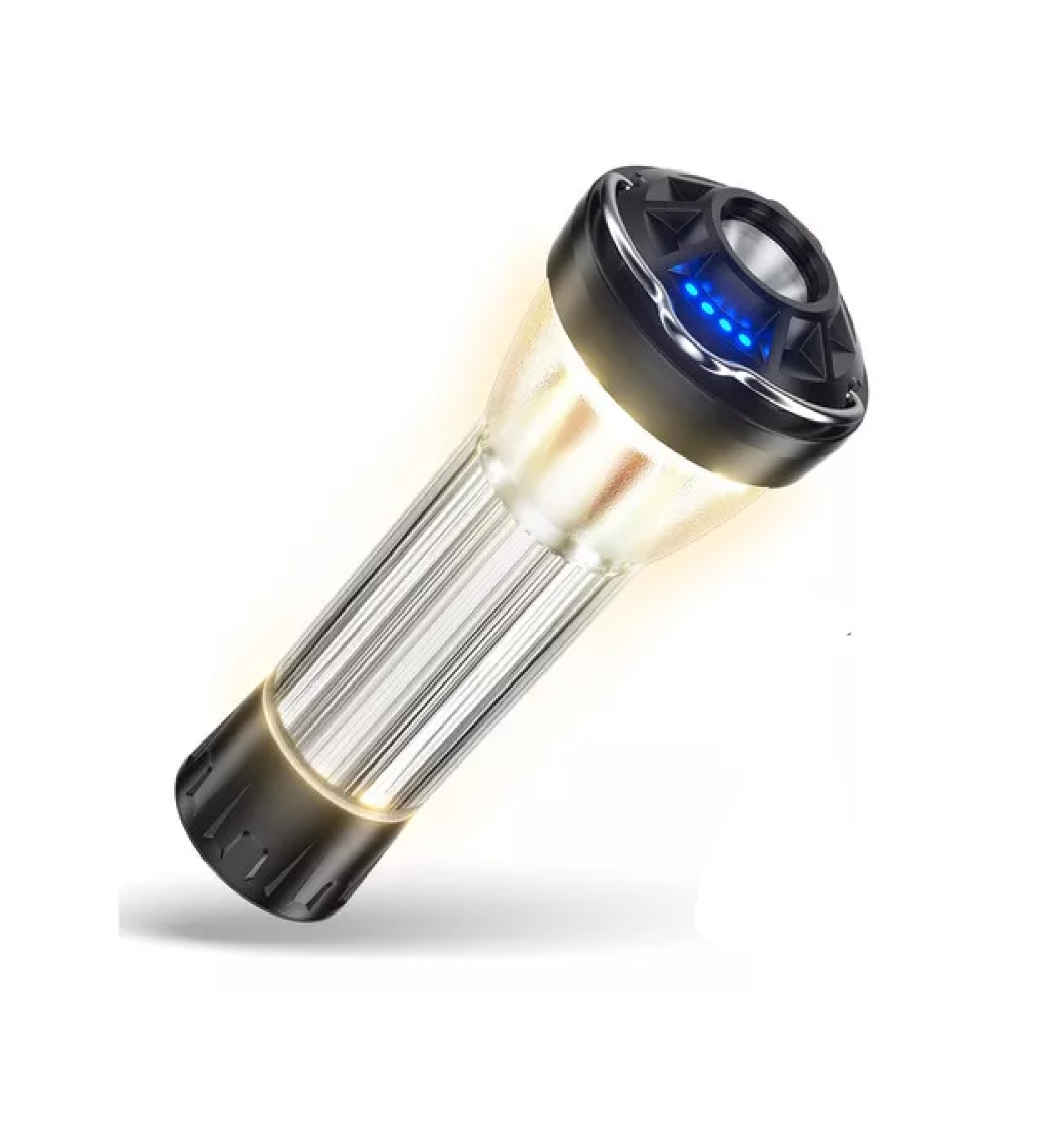 Foto 2 pulgar | Linterna Camping Led Farol Recargable 4 En 1 Color Plateado